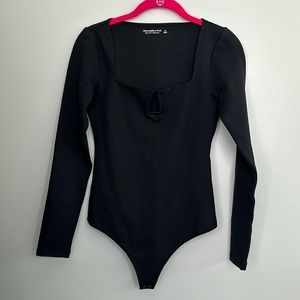 Abercrombie & Fitch black long sleeve bodysuit